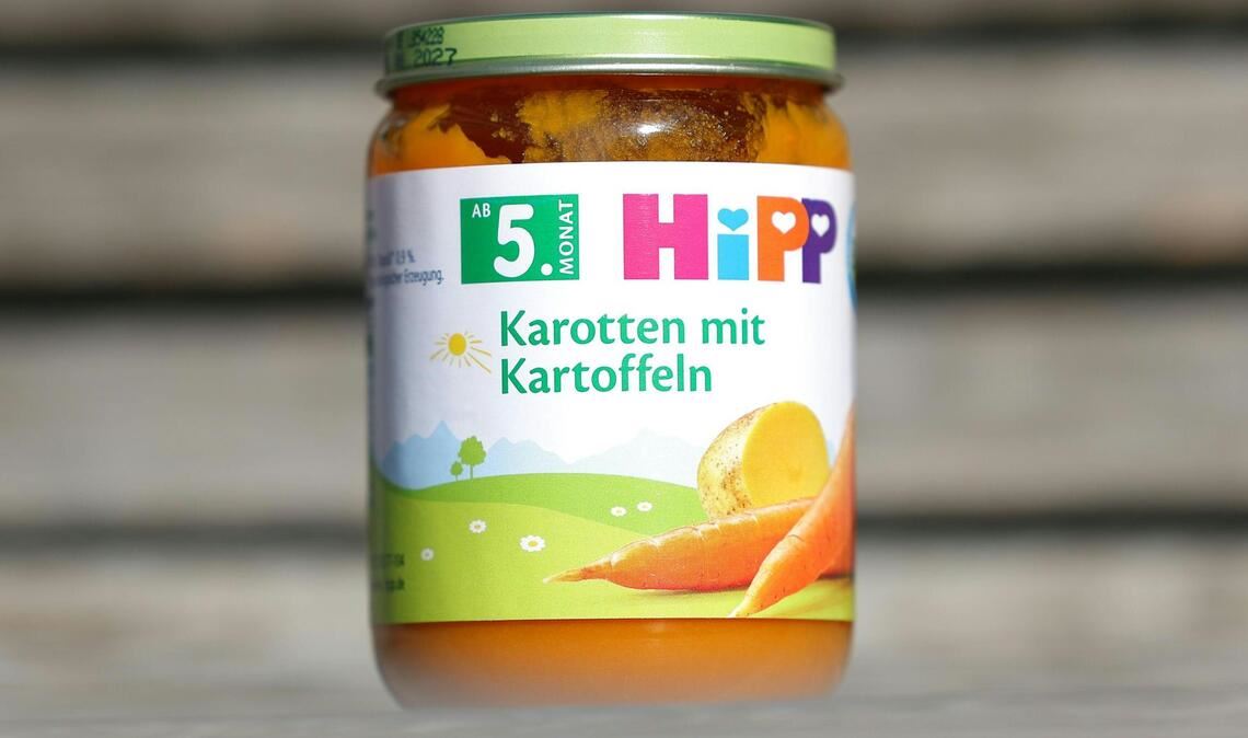 Die Polizei in Österreich sucht nach einem möglicherweise mit Gift verseuchten zweiten Glas mit Babynahrung. (Symbolbild)