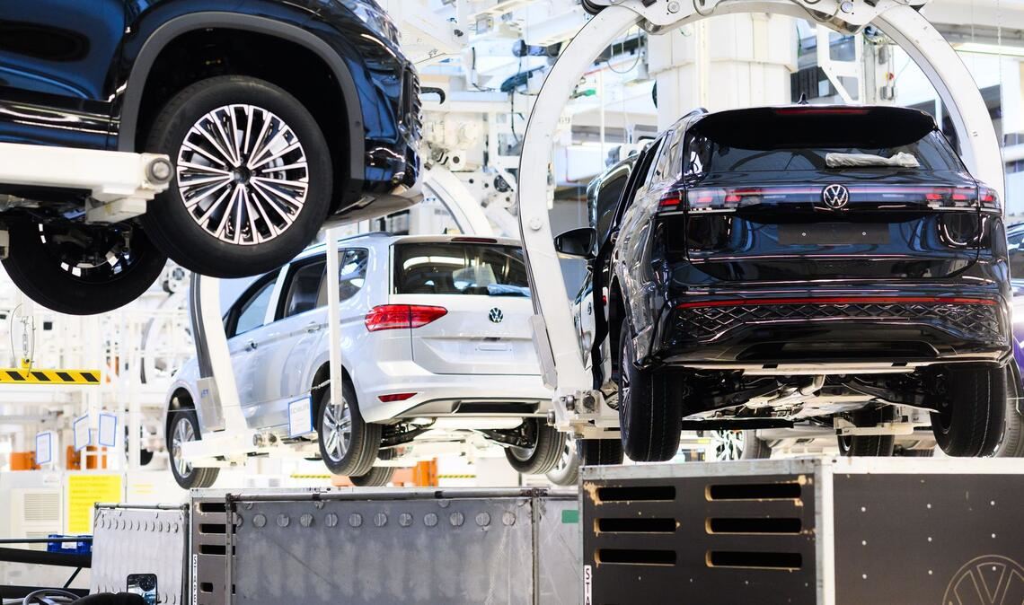 Die Produktion bei VW läuft auch nächste Woche weiter. (Archivbild)