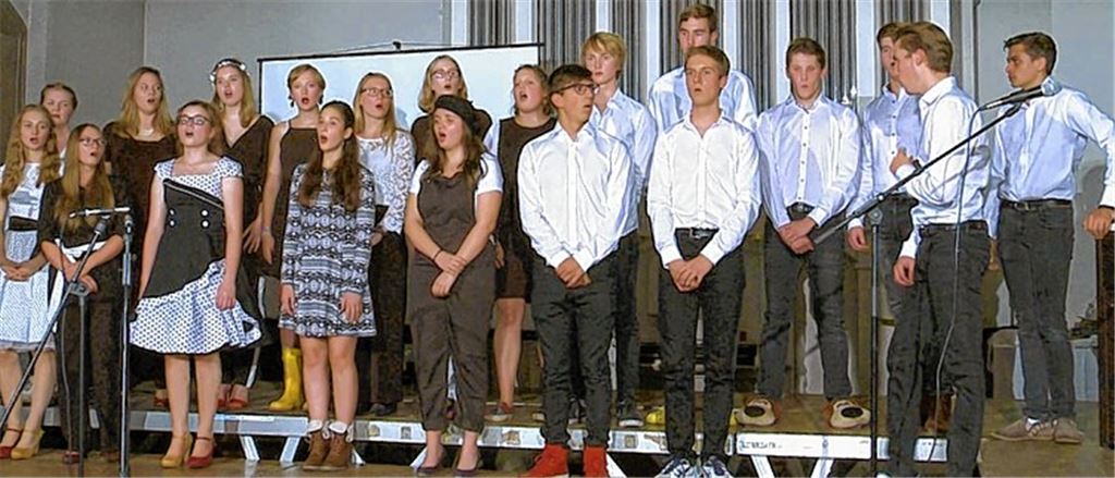 Schüler drehen musikalisch die Zeit zurück