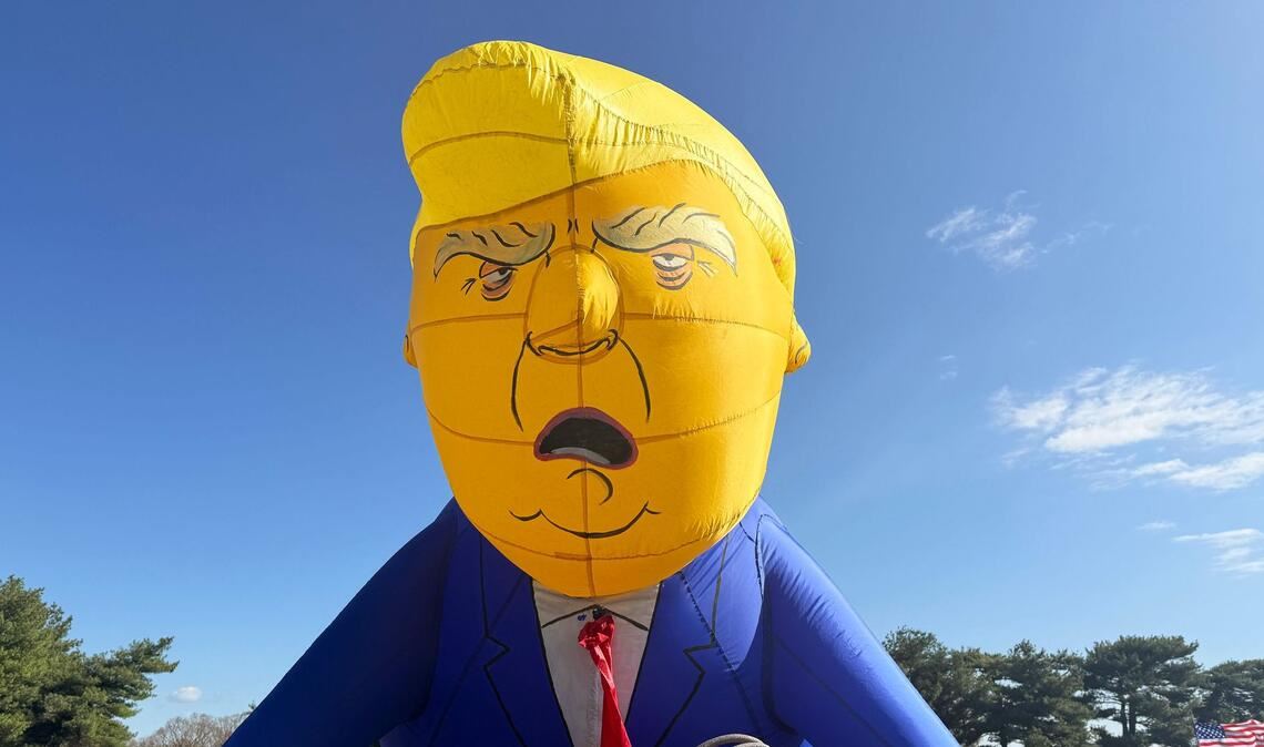 Die Proteste richten sich gegen Trump und seine Politik.