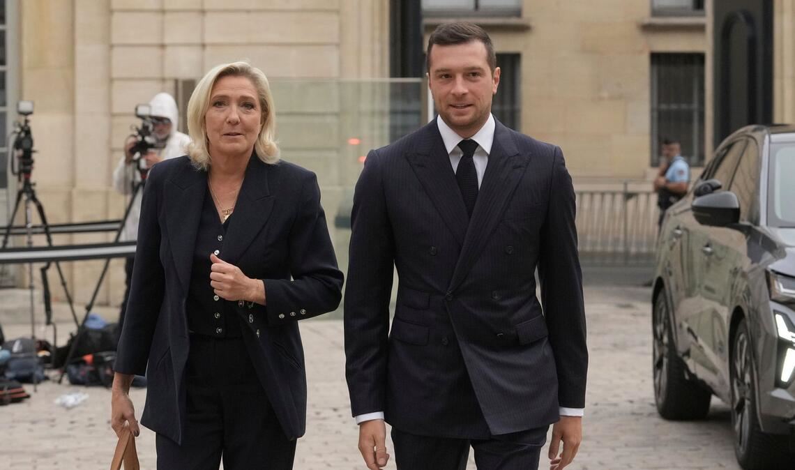 Die RN-Spitze um Le Pen und Bardella hofft auf einen Machtwechsel auf nationaler Ebene. (Archivbild)