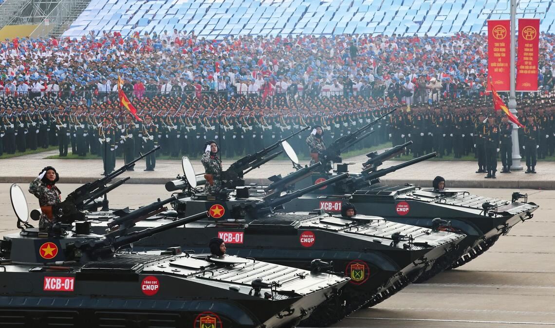 Vietnam inszeniert prächtige Parade zum 80. Nationalfeiertag Die Regierung präsentierte die militärische Stärke des Landes.