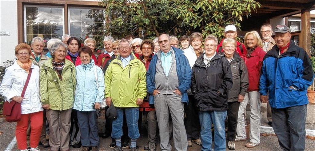 Die Reisegruppe des Albvereins.