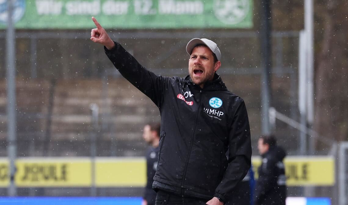 Die Richtung in Sachen Ergebnisse stimmt  – Marco Wildersinn würde die Entwicklung bei den Stuttgarter Kickers gerne über das Saisonende hinaus vorantreiben.