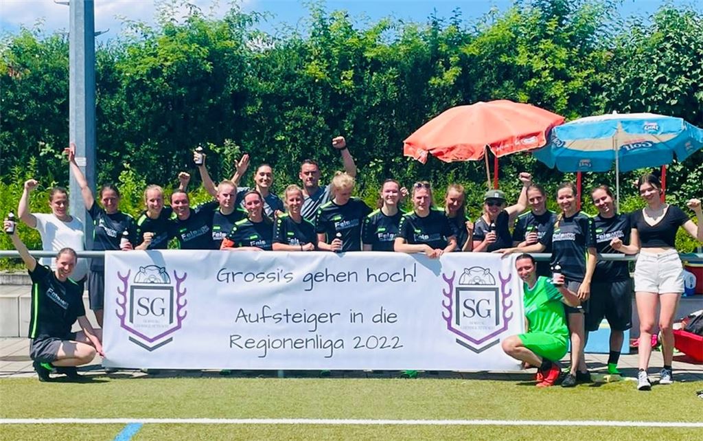 Die SG-Frauen freuen sich über den Aufstieg in die Regionenliga. Foto: privat