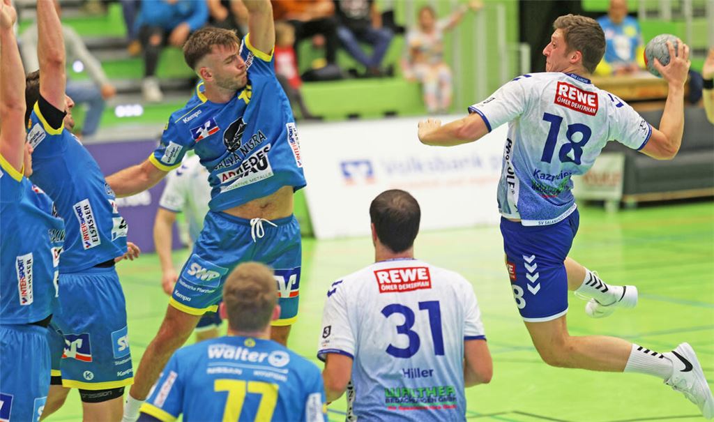 Die SG muss zum Auftakt gegen Kornwestheim und Felix Kazmeier, der in der vergangenen Spielrunde erfolgreichster Torschütze der Liga war, bestehen. Foto: Jürgen Müller