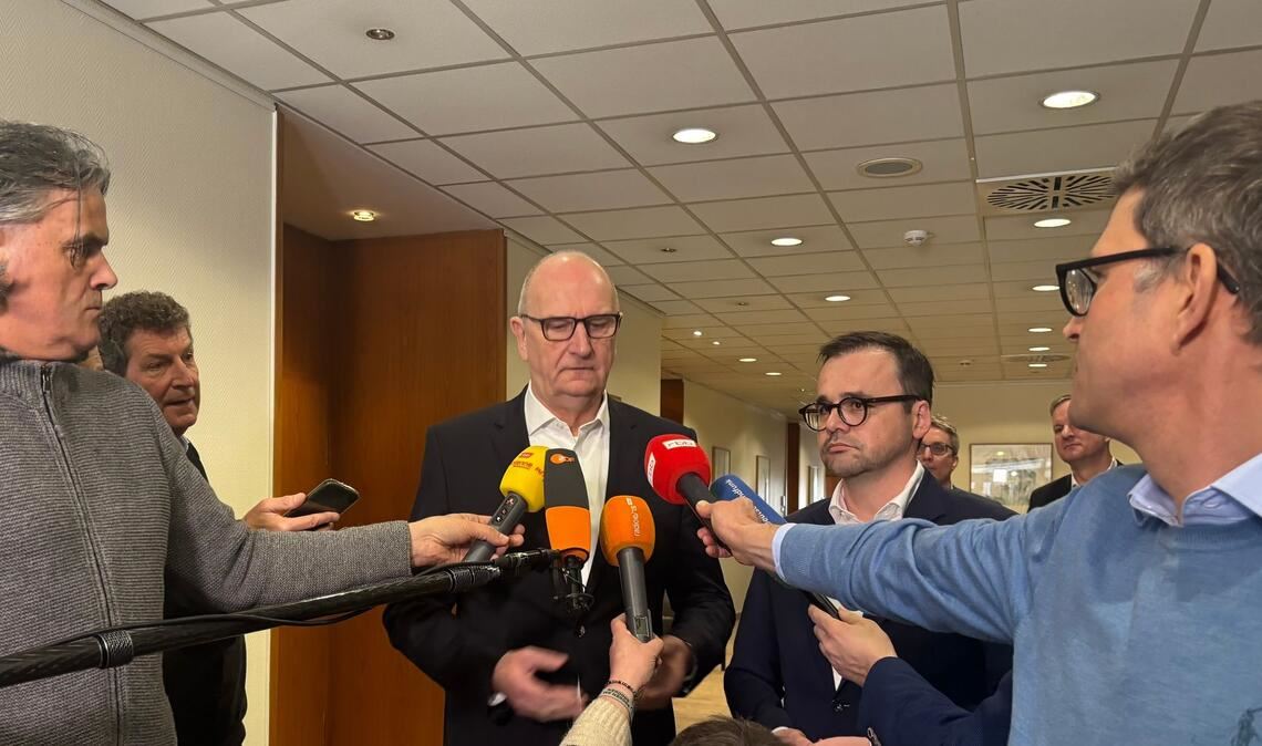 Die SPD von Ministerpräsident Dietmar Woidke und die CDU von Landeschef Jan Redmann stehen vor dem Abschluss der Koalitionsverhandlungen. (Archivbild)