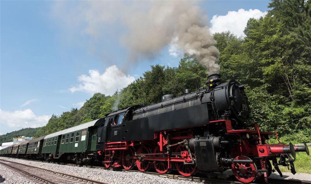 Die Sauschwänzlebahn im Schwarzwald war in der "Eisenbahn-Romantik" immer wieder Thema.