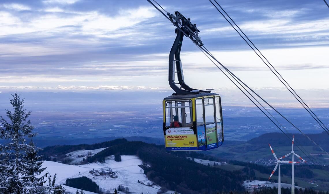 Die Schauinslandbahn ist voraussichtlich bis Ende der Woche außer Betrieb. (Symbolbild)