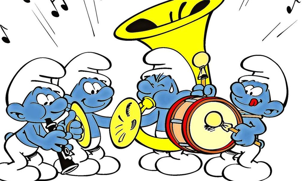 Die Schlümpfe können ins Ohr gehen . . .: Szene aus der Kult-Serie „Die Schlümpfe“ im Disney Channel