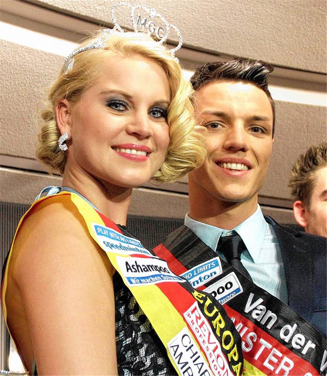 Die Schönsten im Süden: Mareen Wehner, die schon den Titel „Miss Pforzheim“ trägt, und Niklas Schmid aus Böblingen.