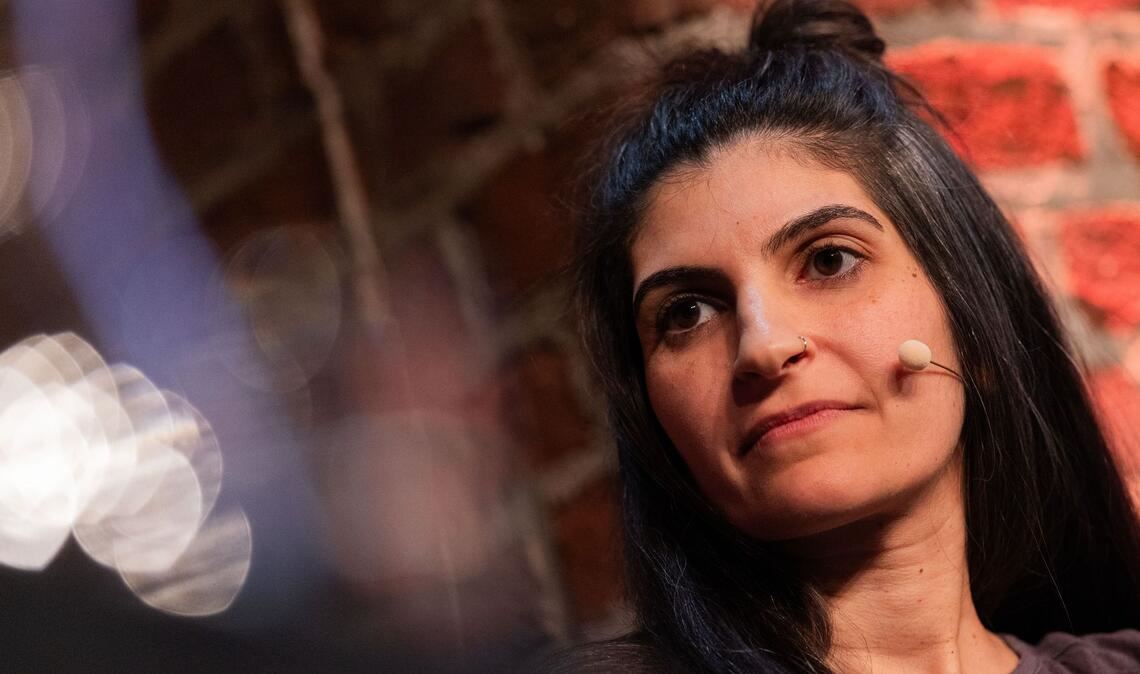 Die Schriftstellerin Shida Bazyar ging mit ihrem Debütroman "Nachts ist es leise in Teheran" ins Rennen. (Archivfoto)