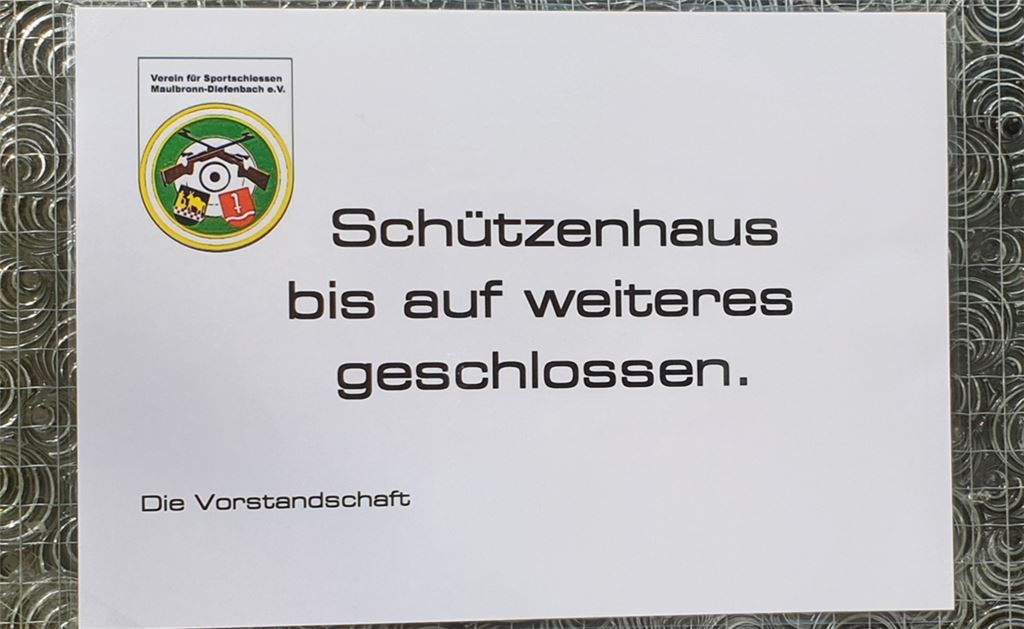 Die Schützen des VfS müssen im November auf ihren Sport verzichten.Foto: privat