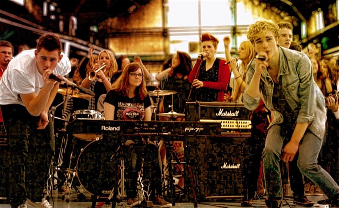 Die Schulband atomic kiss.