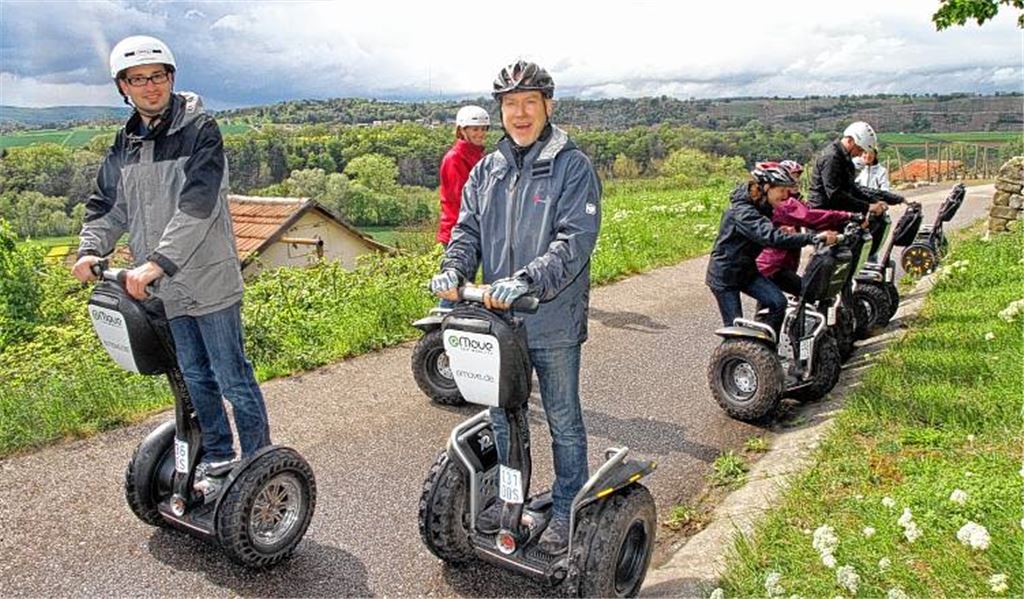 Die Segway-Tour führt die Teilnehmer auf ungewöhnliche Weise durch die Natur.