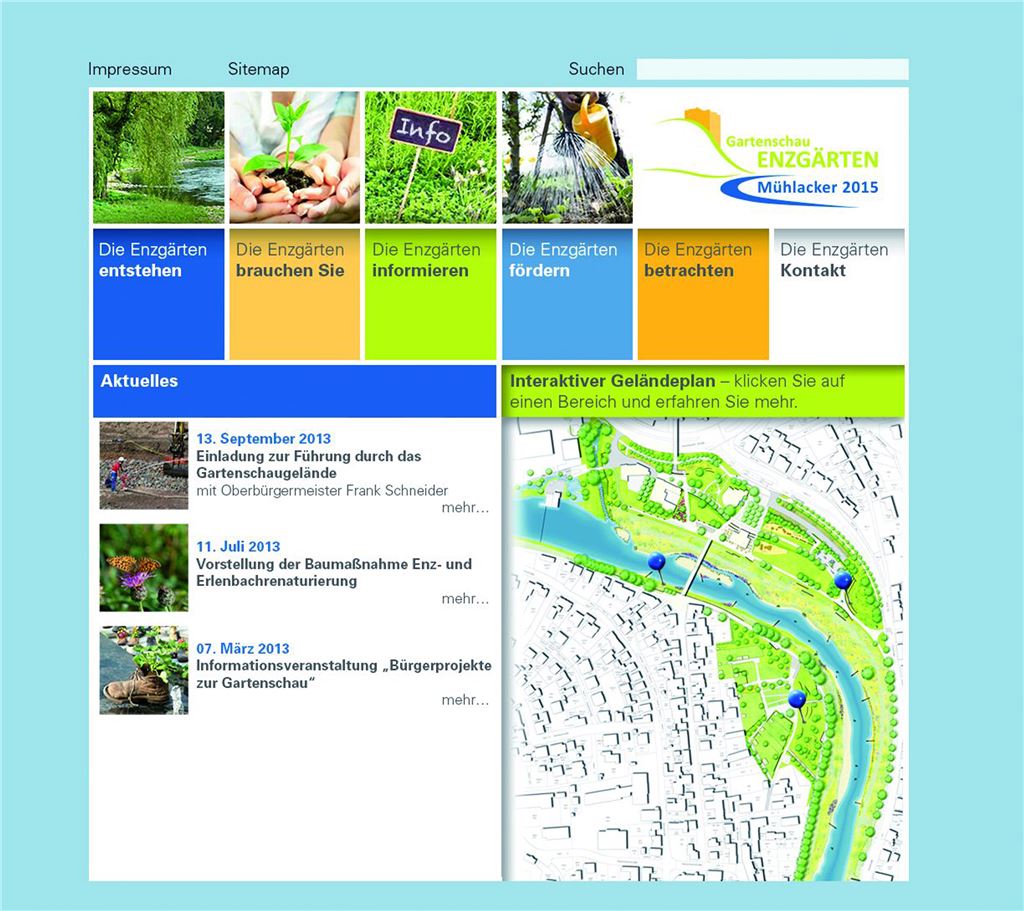 Die Seite zur Gartenschau wird gestaltet von Webdesignerin Simone Jensen aus Niefern.  Foto: privat