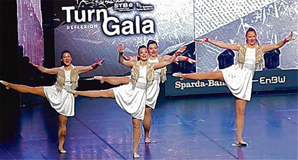 Mit großem Anhang bei der Turngala