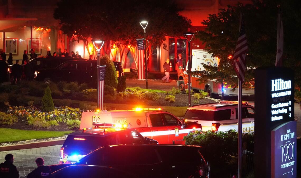 Die Sicherheitskräfte waren mit einem Großaufgebot vor Ort.