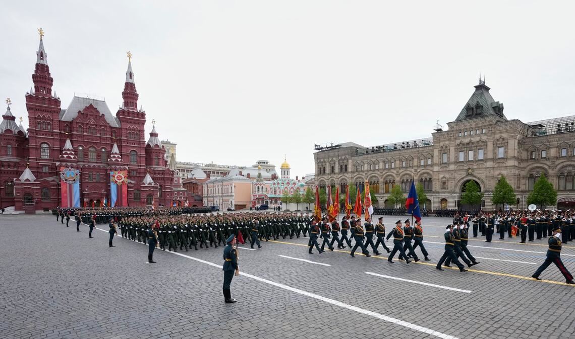 Die Siegesparade in der russischen Hauptstadt verlief störungsfrei.