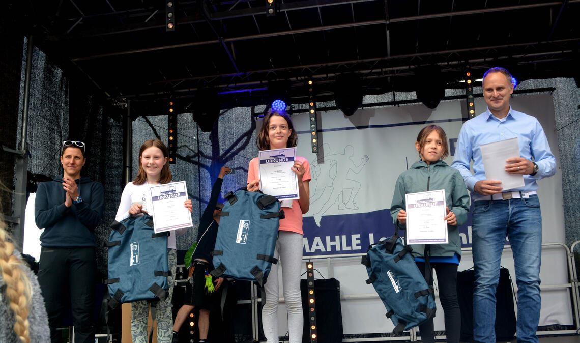 Die Sigerinnen des Schülerlaufs