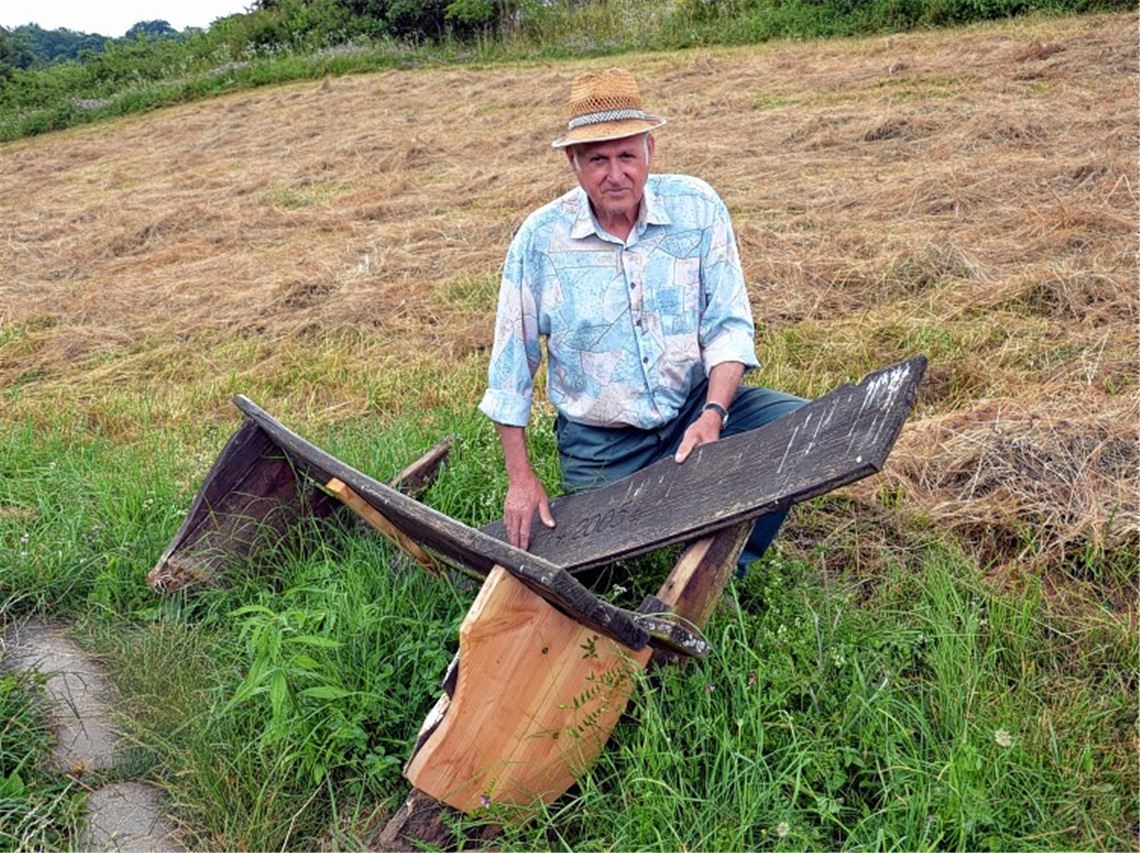 Die Sommerzeit ist auch die Hoch-Zeit der mutwilligen Sachbeschädigungen – und Erich Haug kann ein Lied davon singen.