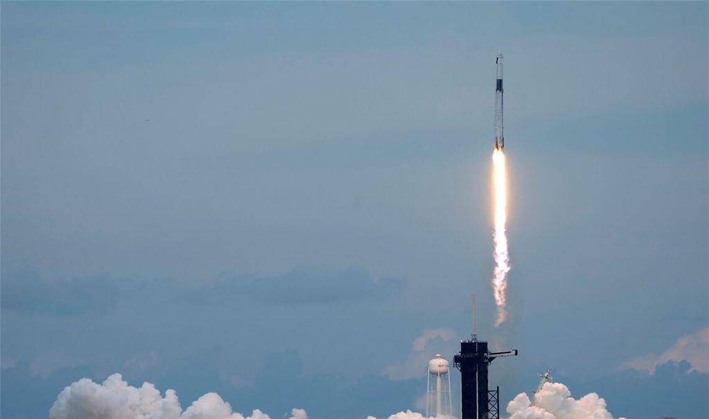 Die SpaceX Falcon 9-Rakete startete am 21. Mai in Cape Canaveral.