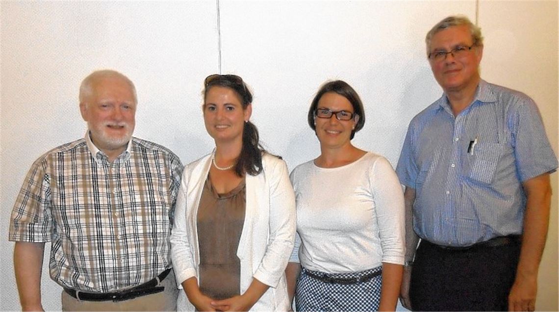 Die Spitze des CDU-Stadtverbandes Mühlacker (v. li.): Dr. Peter Metz, Nadine Petri, Kathrin Bossert-Fröhle und Dr. Peter Napiwotzky.