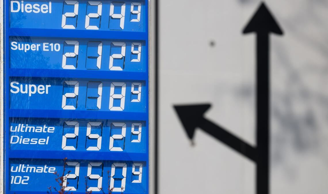Die Spritpreise sind nach oben geschnellt.