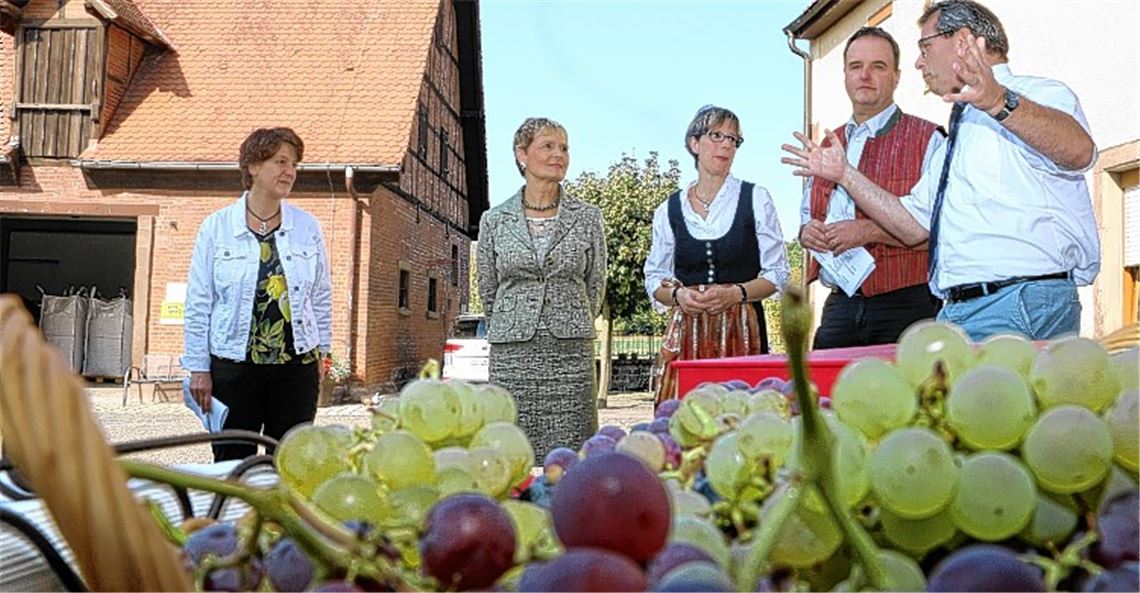 Hoher Besuch auf der Staatsdomäne