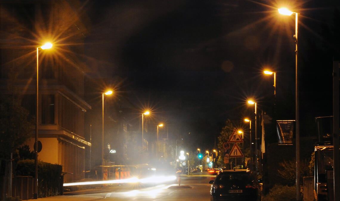 LED-Licht auch für das Maulbronner Sportzentrum Die Stadt Maulbronn setzt aus Gründen des Klimaschutzes und der Kostenersparnis auf LED-Straßenbeleuchtung. Foto: Archiv