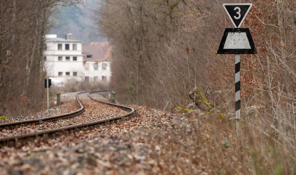 Die Stadt Maulbronn wünscht sich einen Zugverkehr auf dem Stichgleis ins Zentrum. Foto: Archiv 