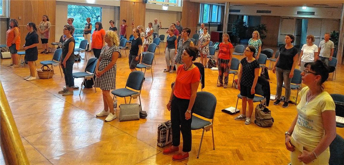 Die Stadt Mühlacker hat den Uhlandbau als Probenraum zur Verfügung gestellt.privat