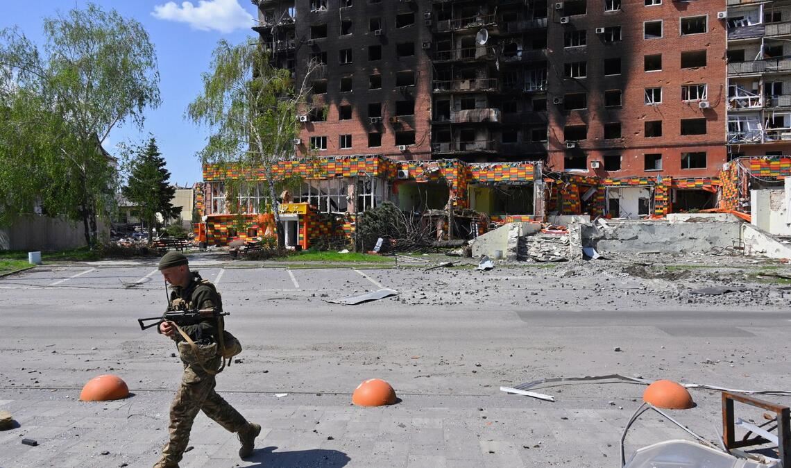 Selenskyj warnt vor neuer russischer Großoffensive Die Stadt Pokrowsk ist seit Monaten schwer umkämpft. (Archivbild)