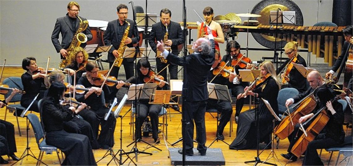 Die Süddeutsche Kammersinfonie Bietigheim unter der Leitung von Peter Wallinger.