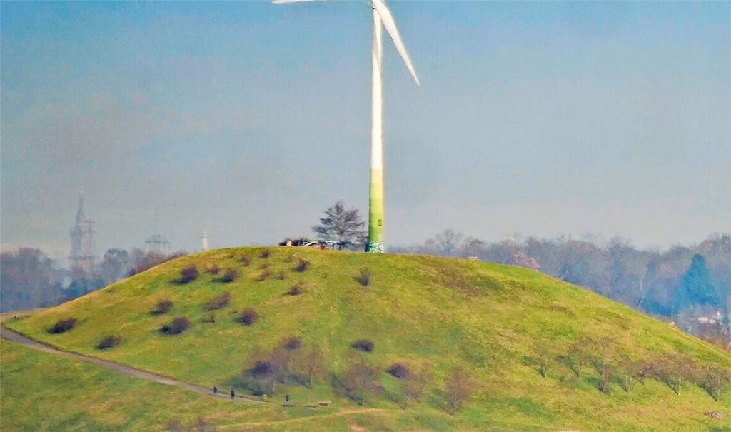 Die Tage des alten Windrads auf dem Grünen Heiner sind gezählt.