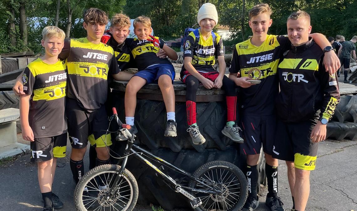 Die Teilnehmer aus Oberderdingen bei den Süddeutschen Trial-Meisterschaften.