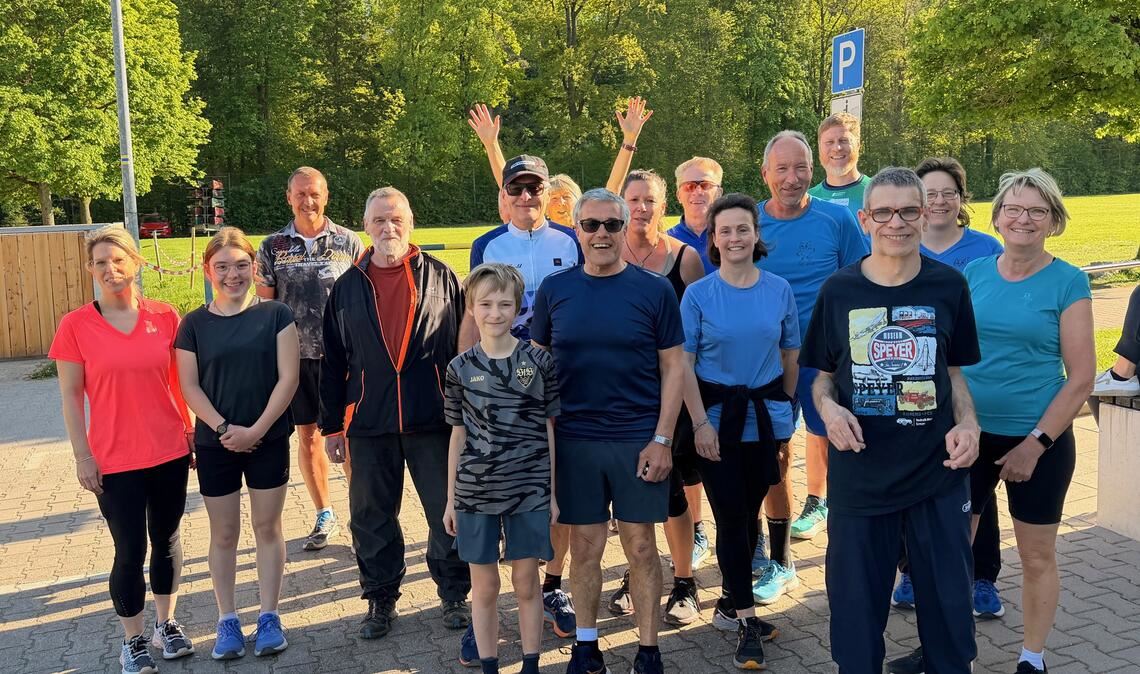 Die Teilnehmerinnen und Teilnehmer von „Laufend fit“ sind gut vorbereitet auf den Mahle-Lauf an diesem Samstag. Foto: Klassen
