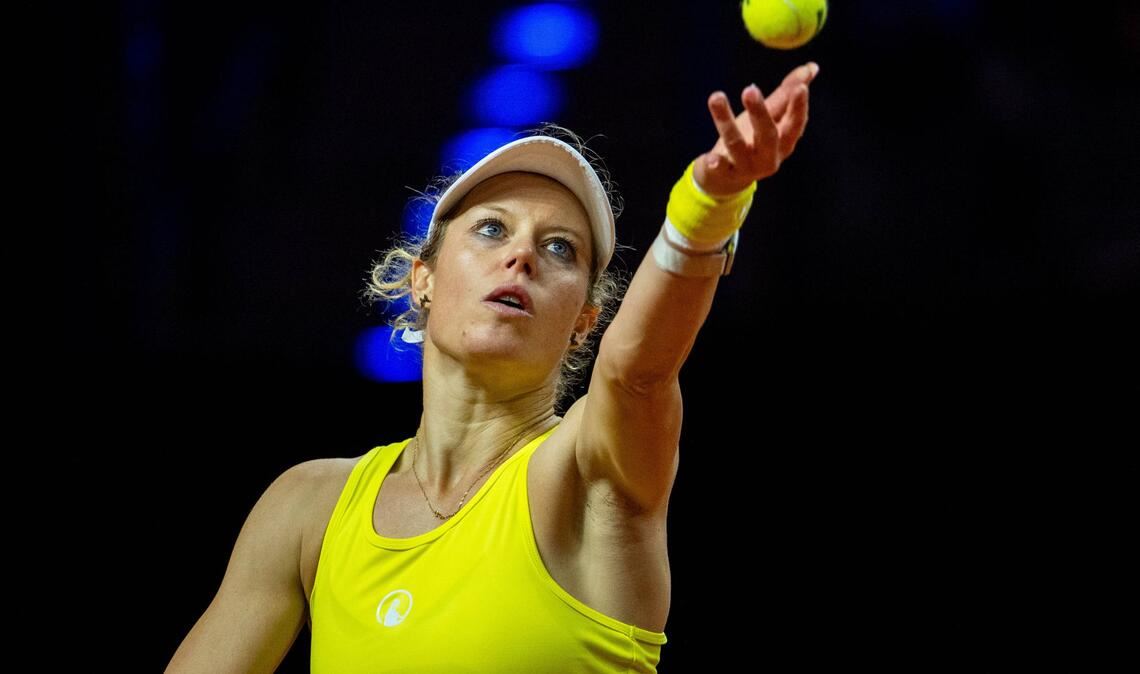 Die Tennisspielerin Laura Siegemund ist bei ihrem Heimturnier in Stuttgart  auch im Doppel-Wettbewerb ausgeschieden.