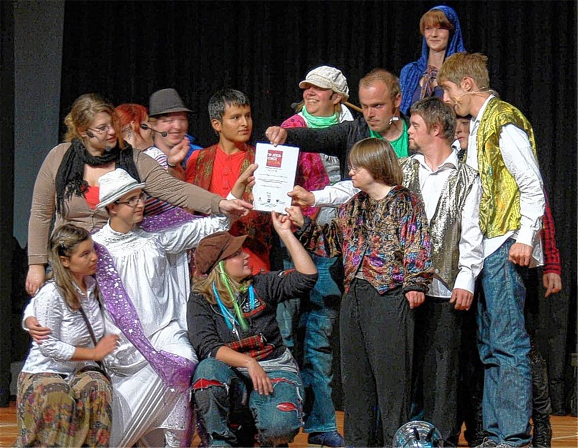 Die Theatergruppe am Auenhof.