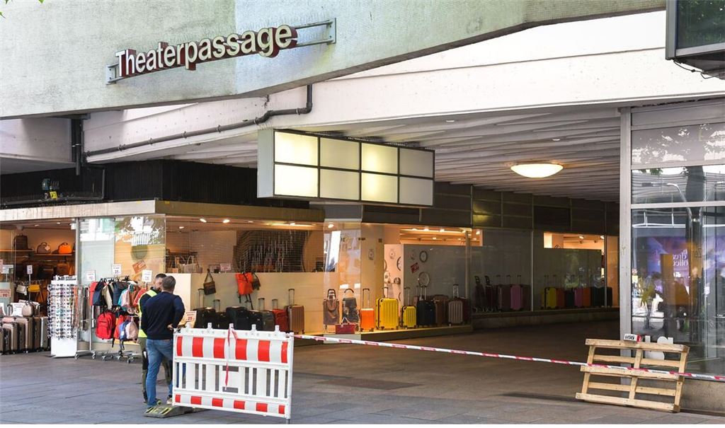 Die Theaterpassage wird nach Ostern gesperrt.