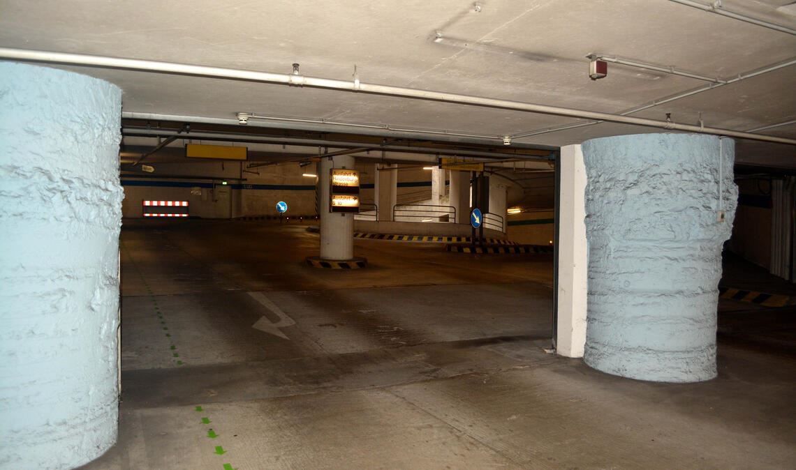 Die Tiefgarage Stadtmitte/Rathaus sorgt für Diskussionen im Gemeinderat. Foto: Stahlfeld 
