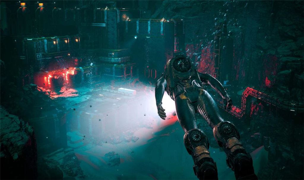 Die Tiefseewelt von „Cthulhu: The Cosmic Abyss“ ist atmosphärisch dicht und optisch gelungen.