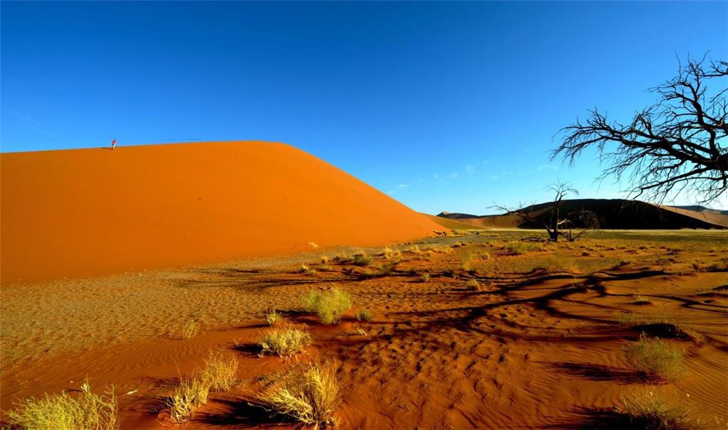 Die Touristen waren auf dem Weg zu den berühmten Sanddünen in der Gegend Sossusvlei. (Archivbild)