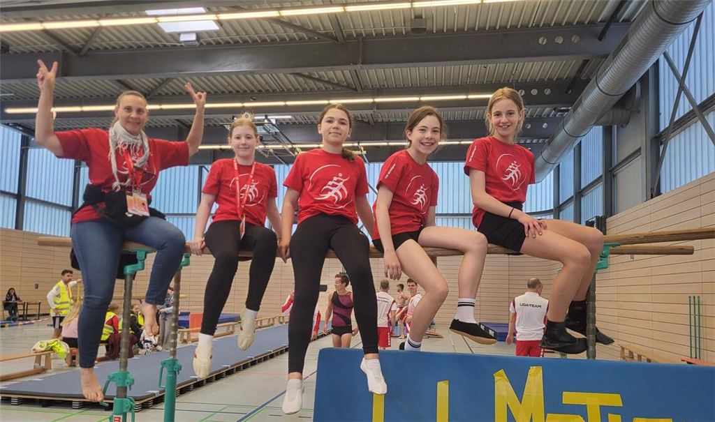 Die Turnerinnen aus Knittlingen. Foto: privat