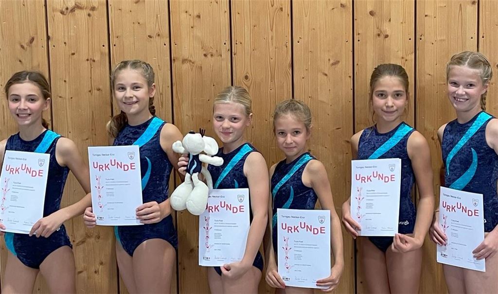 Die Turnerinnen des TVM.