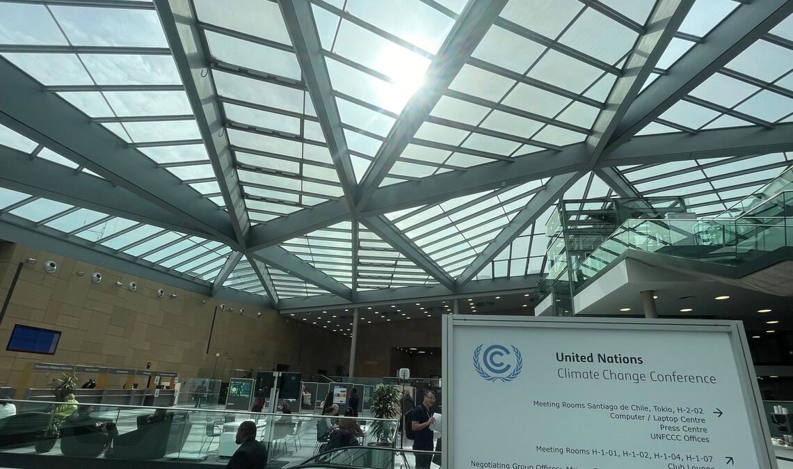 Die UN-Klimakonferenz findet im World Conference Center statt.