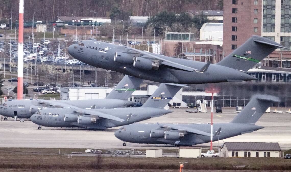 Die US-Airbase in Ramstein ist die zentrale Luftdrehscheibe für Europa und den Nahen Osten. (Archivbild)