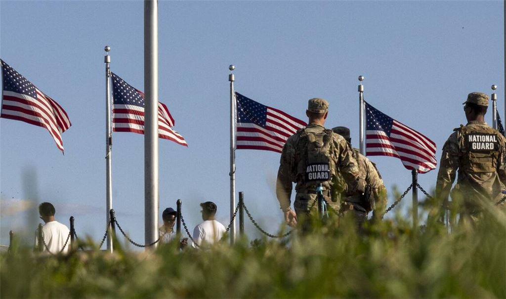Die US-Nationalgarde in Washington.