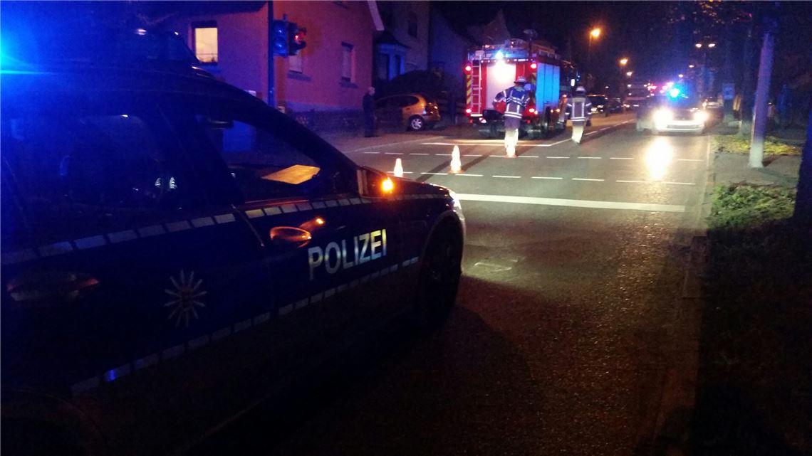 Unfallstelle Stuttgarter Straße