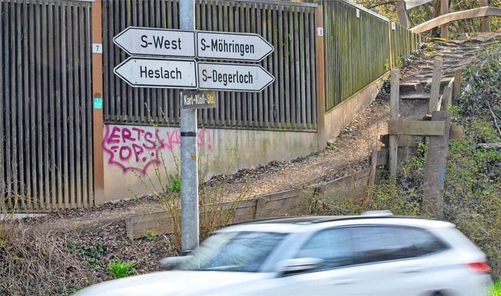 Die Verbindung zwischen Heslach und Sonnenberg ist vorerst gesperrt.